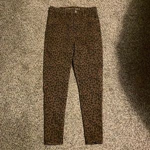 American Eagle curvy super hi rise jegging